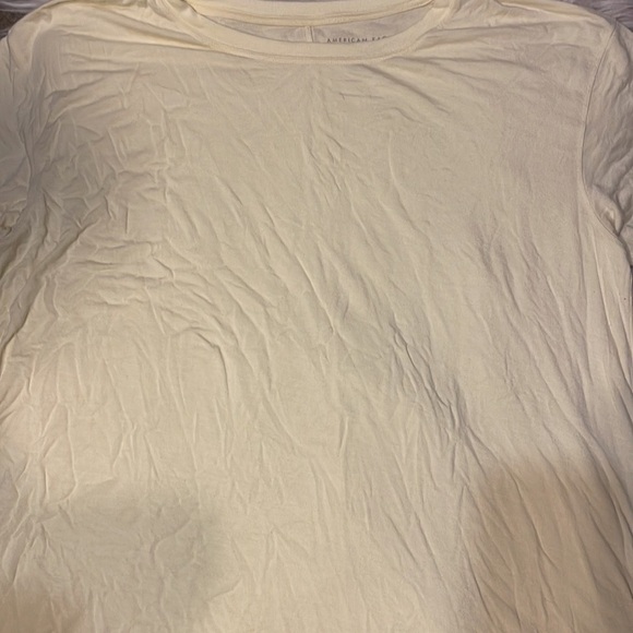 AMERICAN Eagle Soft & Sexy Yellow Short Sleeve Shirt - Picture 3 of 6